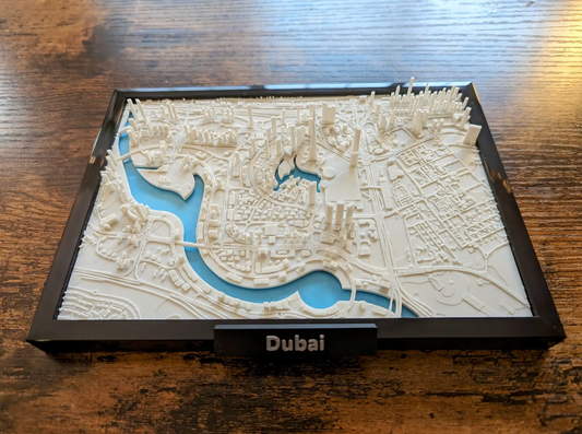 Dubai 3D City Diorama – Burj Khalifa Skyline Model