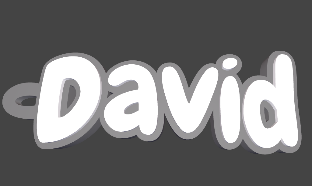 Personalized Word/Name Keychain