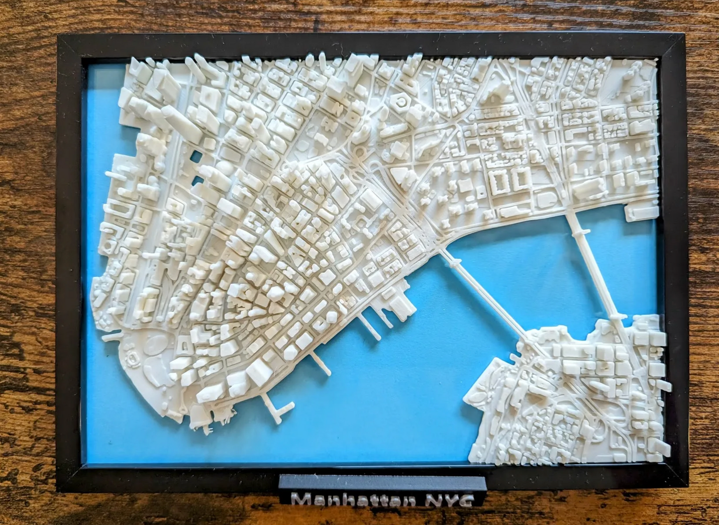 Manhattan NYC 3D Diorama