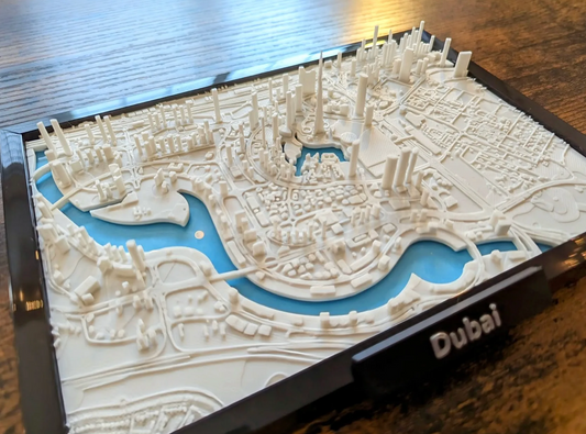 Dubai 3D City Diorama – Burj Khalifa Skyline Model